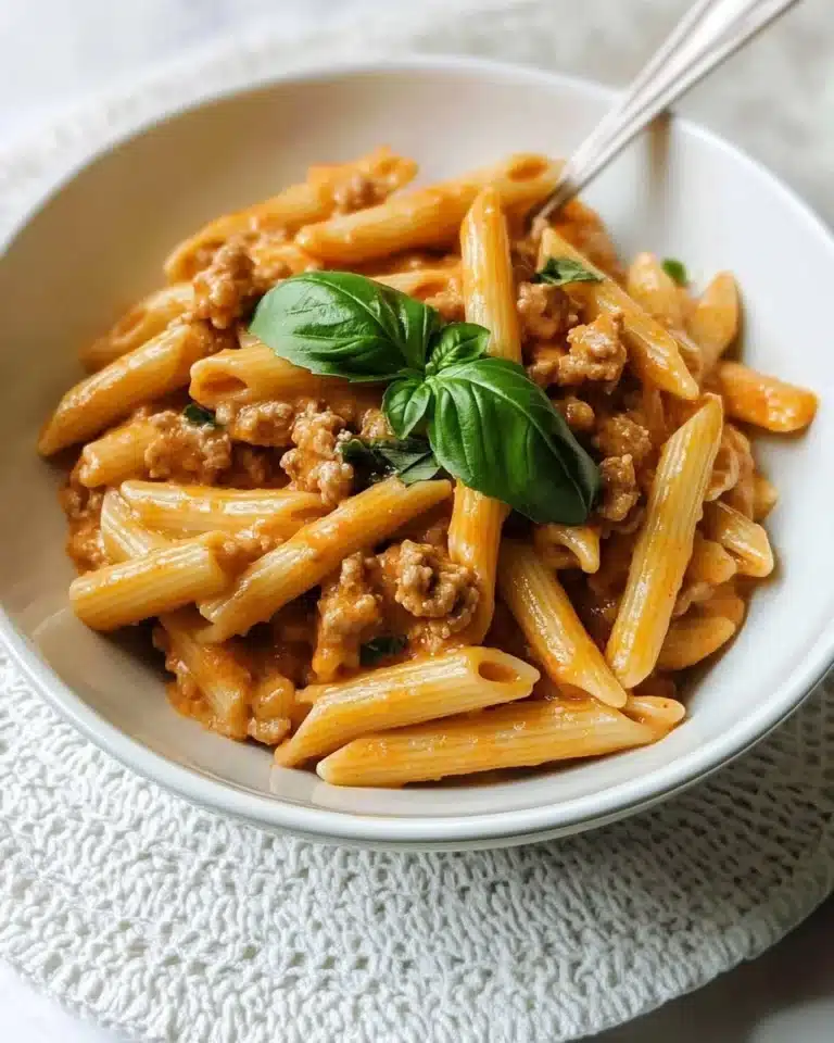 Creamy Beef Ragu with Penne Pasta Recipe