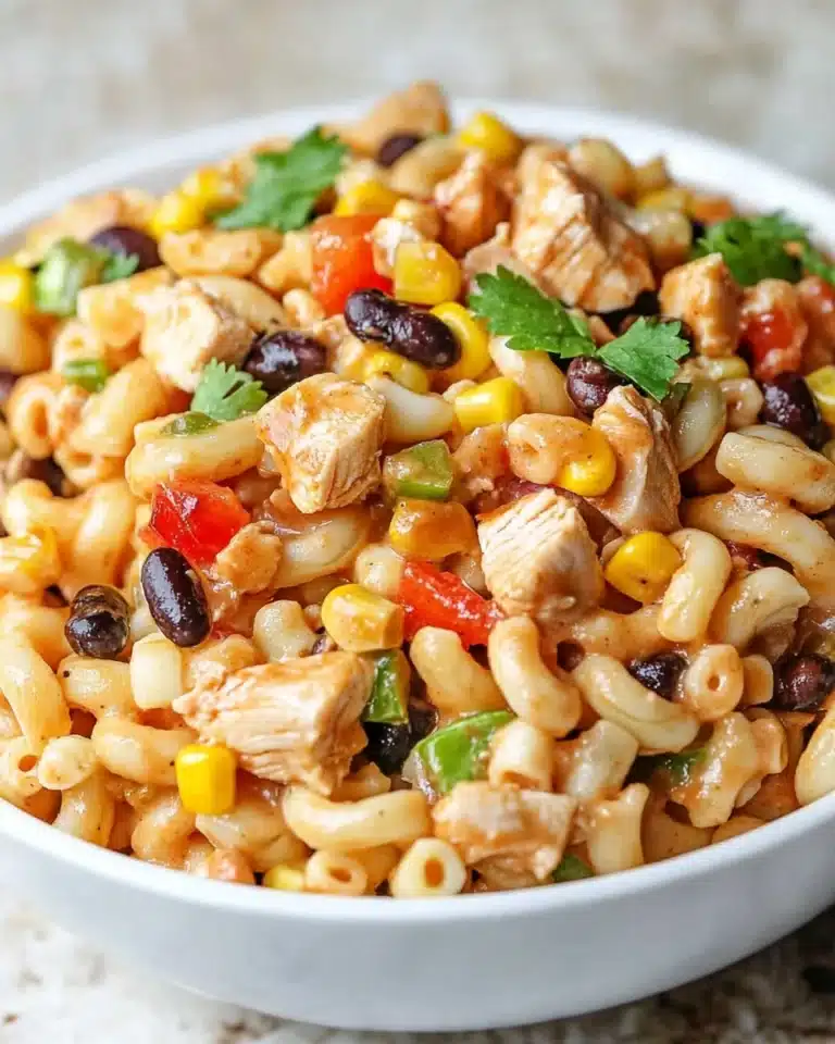 BBQ Chicken Pasta Salad Recipe