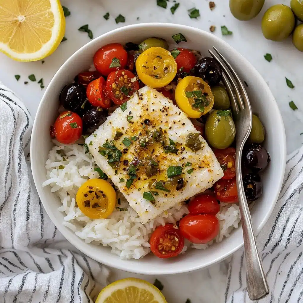 Mediterranean Fish Bake Recipe - Recipe Image