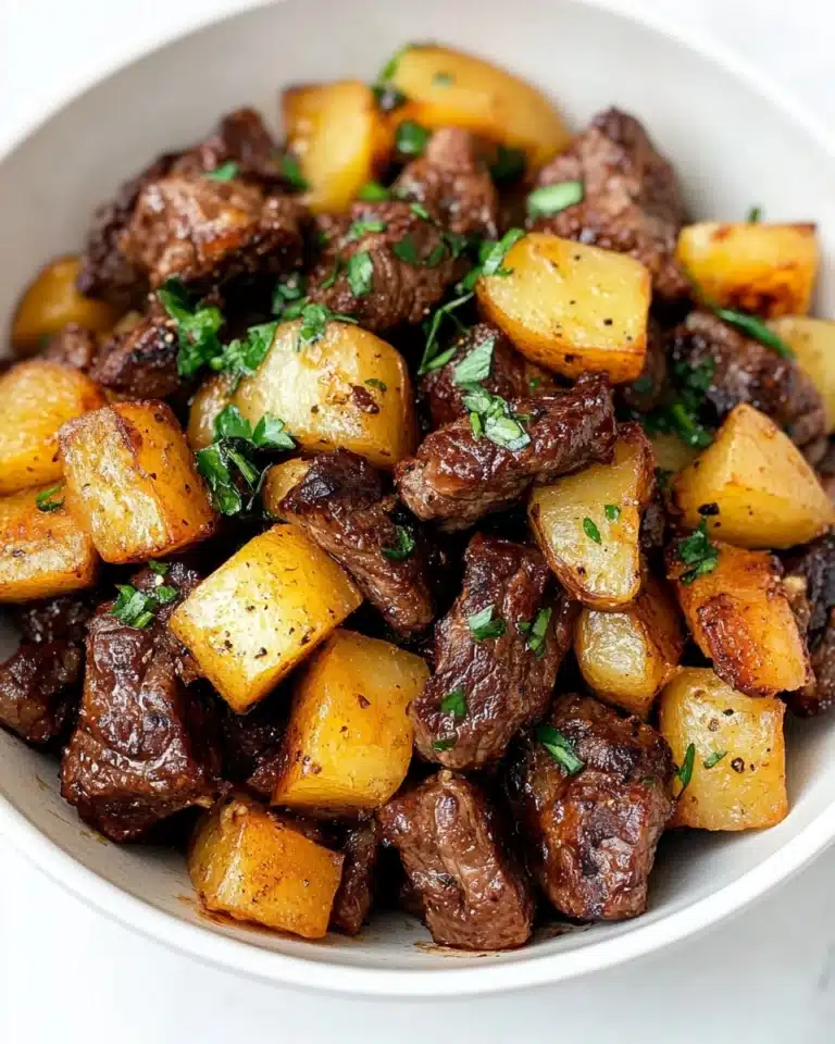 Garlic Butter Steak and Potatoes Recipe