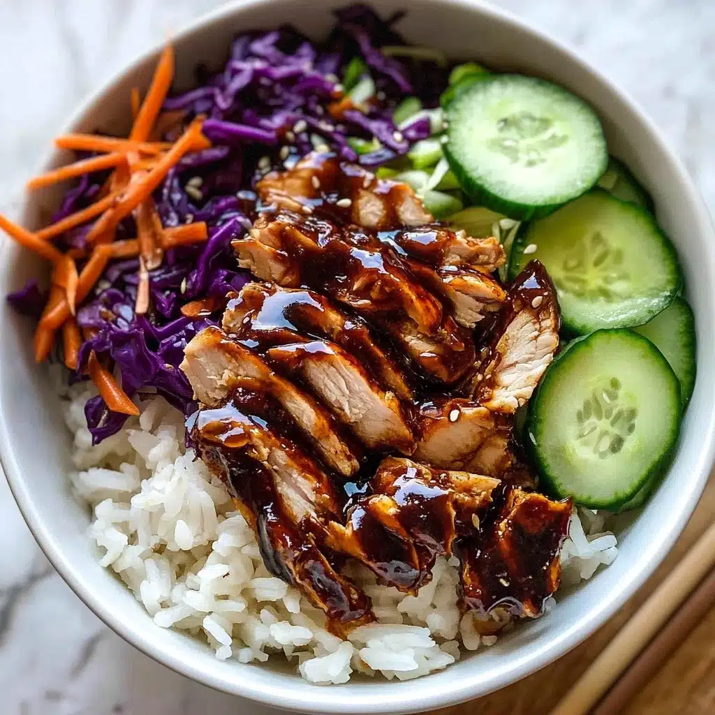 BBQ Chicken Rice Bowls Recipe - Recipe Image