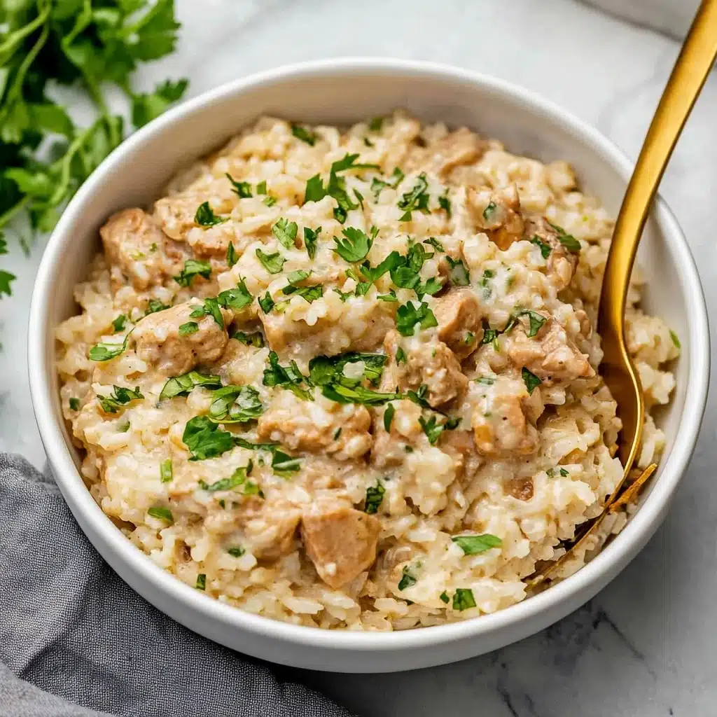 Creamy Chicken and Rice Recipe - Recipe Image