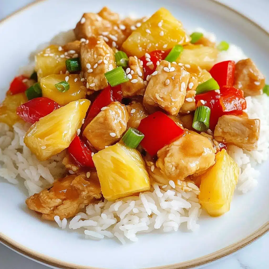 Pineapple Chicken and Rice Skillet Recipe - Recipe Image