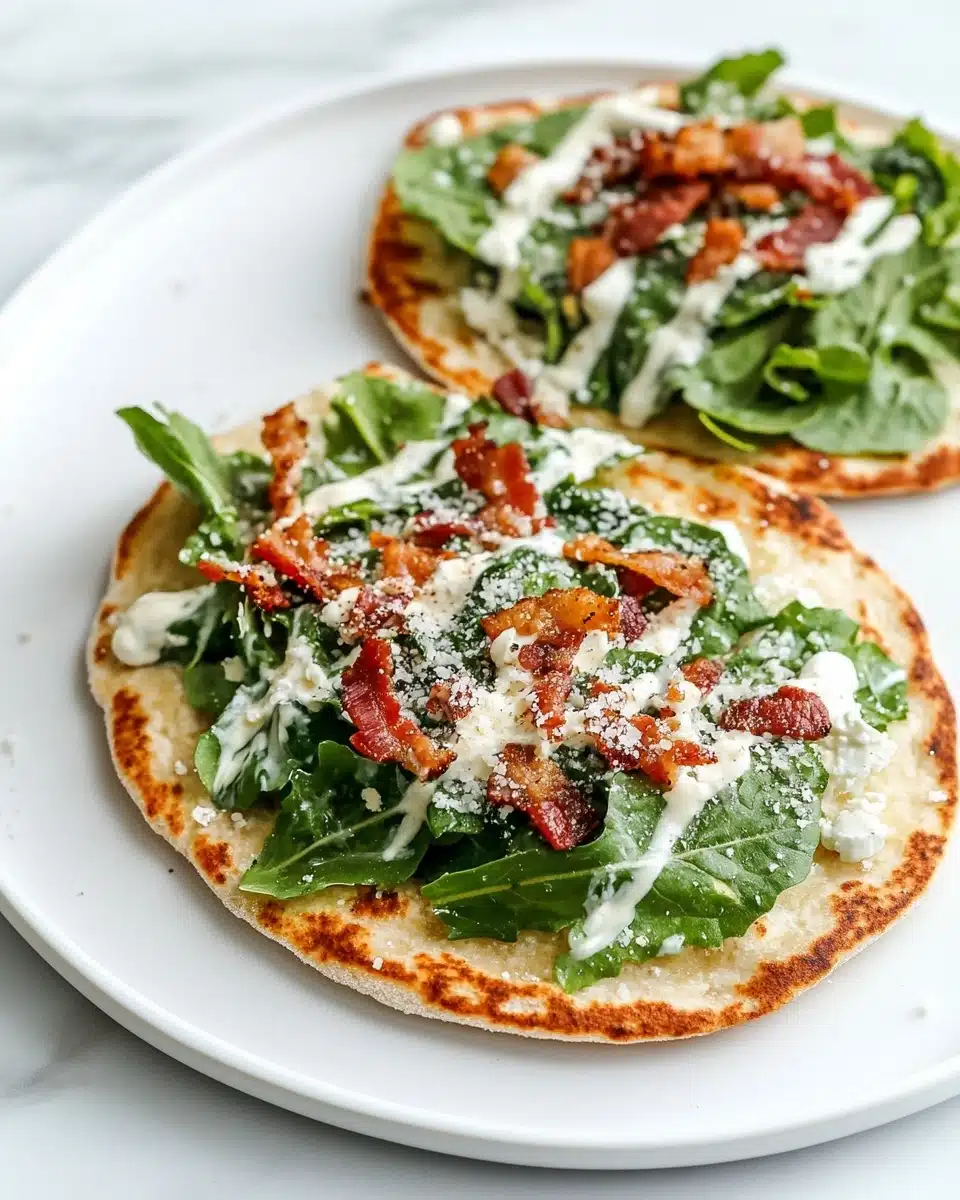 Smash Chicken Caesar Tacos Recipe