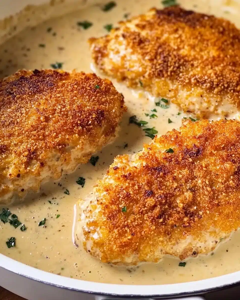 Crispy Garlic Parmesan Chicken Recipe