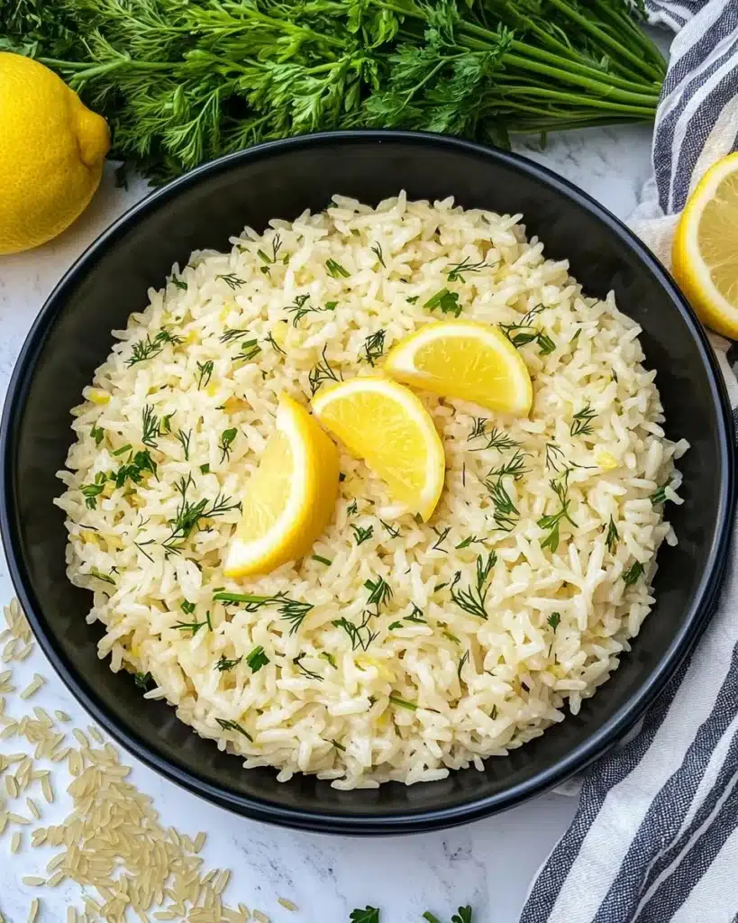 Greek Lemon Rice Recipe