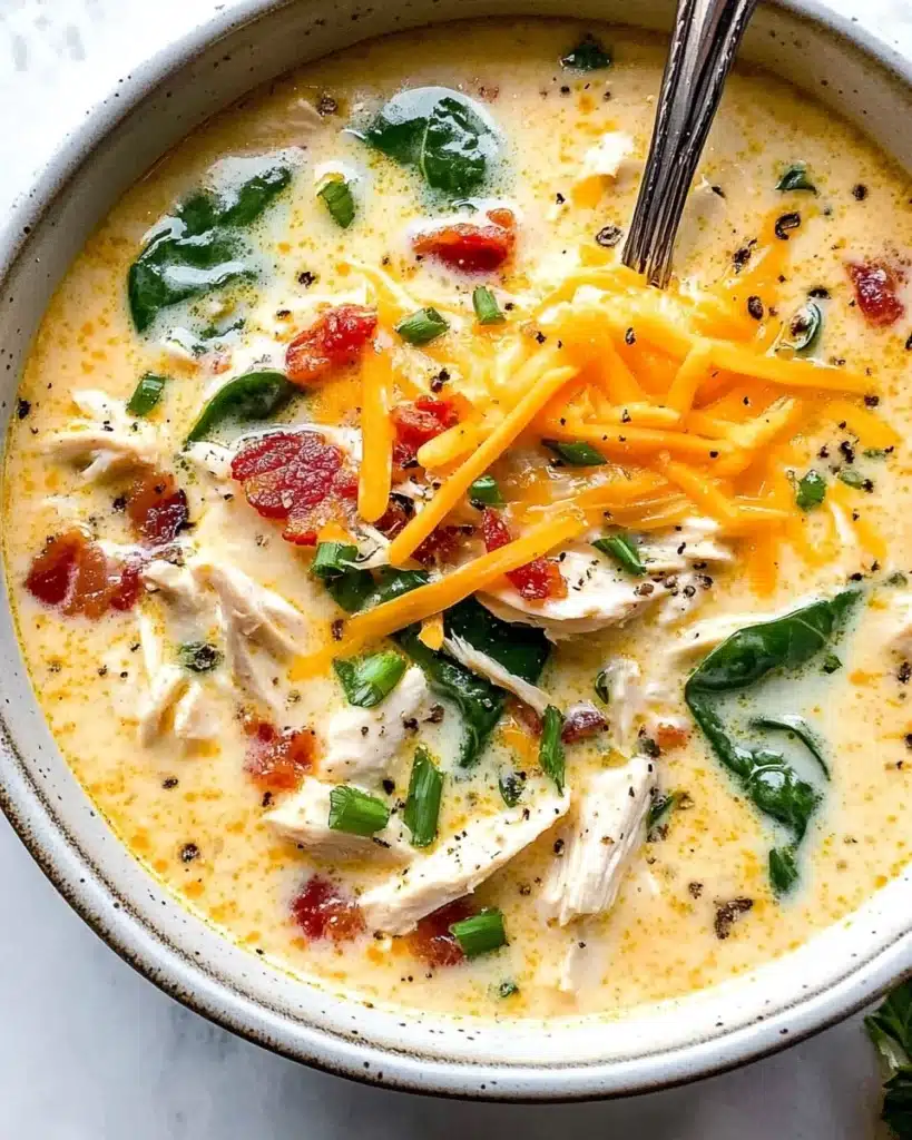 SLOW COOKER CRACK CHICKEN SOUP Recipe