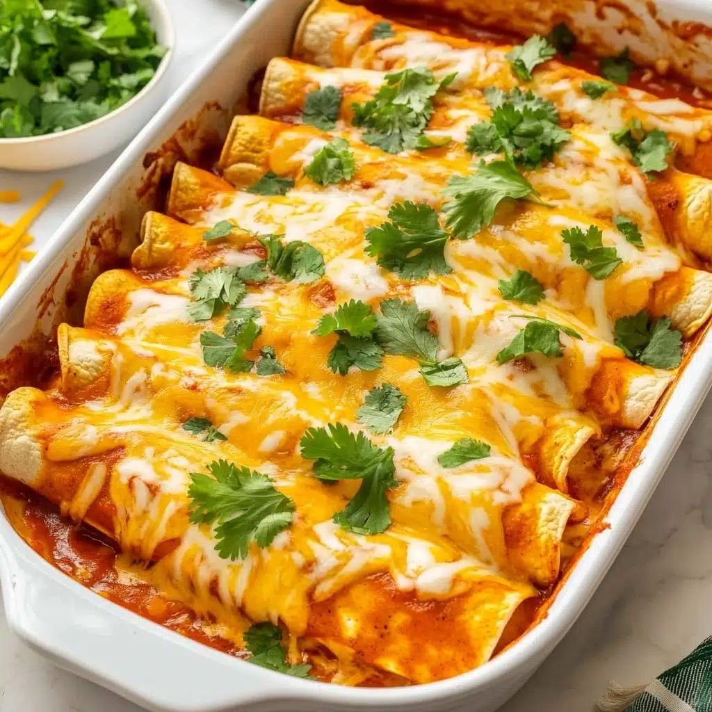 High Protein Chicken Enchiladas Recipe - Recipe Image