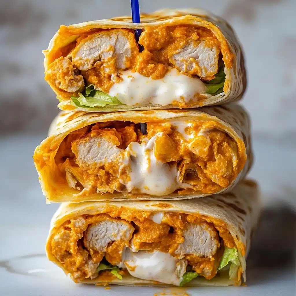5 Minute Buffalo Chicken Wraps Recipe - Recipe Image