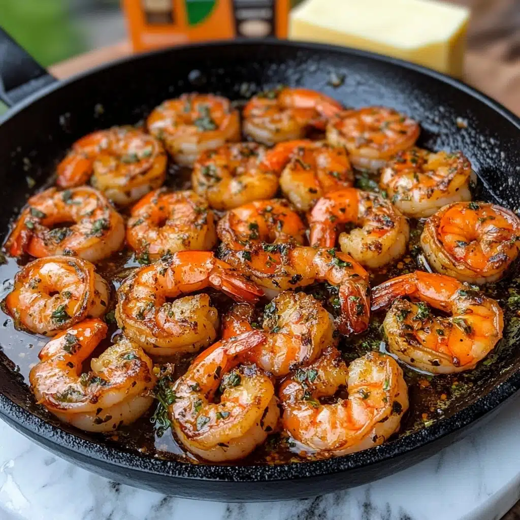 Cowboy Butter Smoked Shrimp Recipe - Recipe Image
