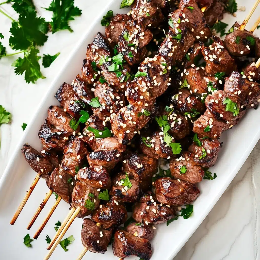 Beef Teriyaki Skewers Recipe - Recipe Image