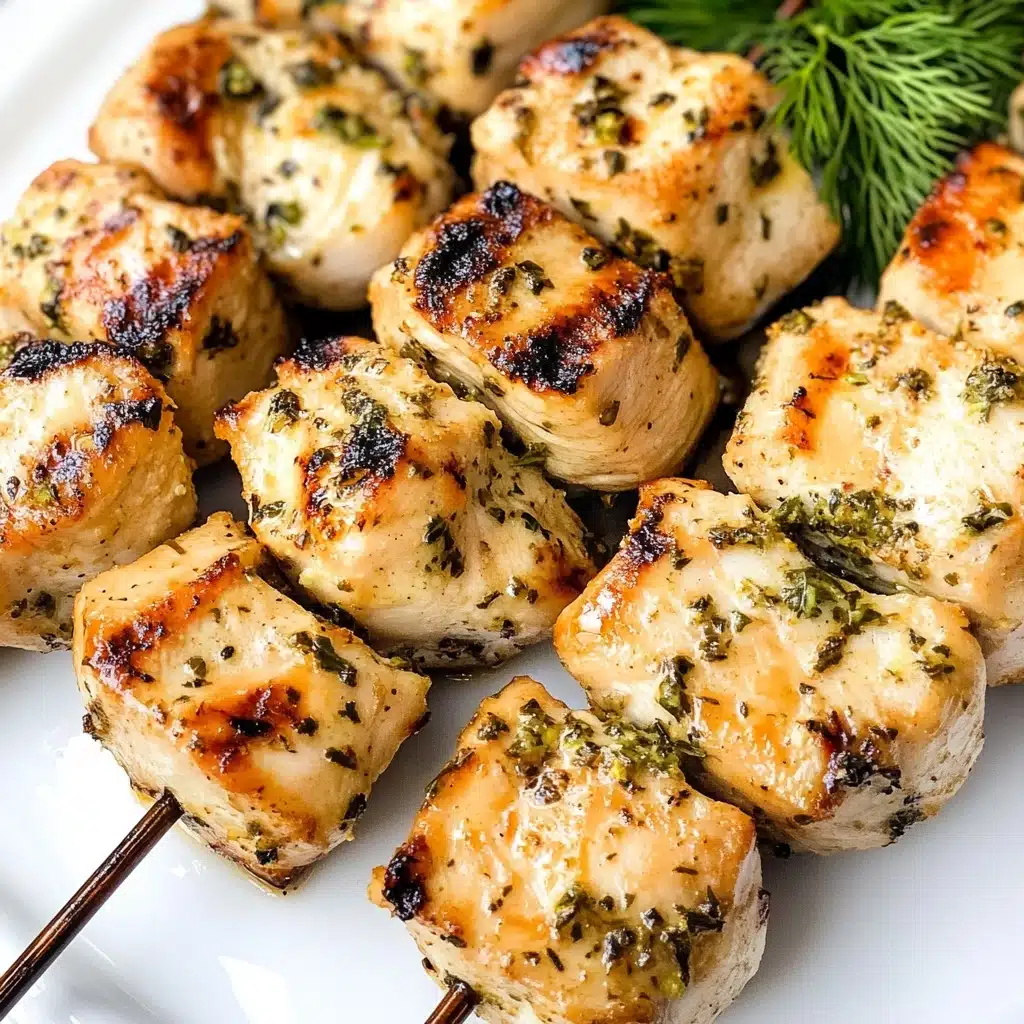 Grilled Greek Chicken Kabobs Recipe - Recipe Image