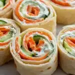 Fresh Vegetable Tortilla Roll Ups Recipe