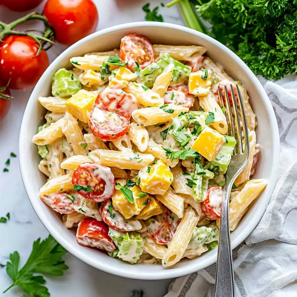 Chicken Club Pasta Salad Recipe - Recipe Image
