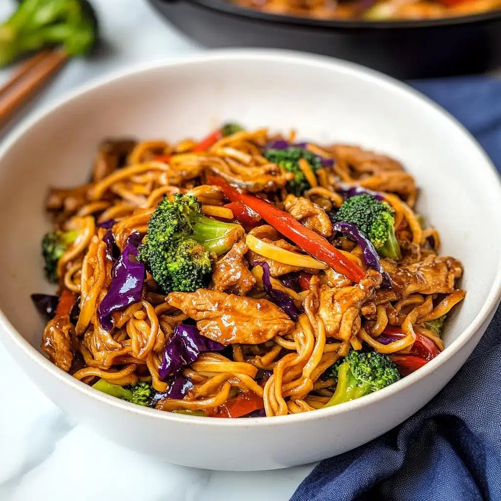 Easy Chicken Ramen Stir Fry Recipe - Recipe Image