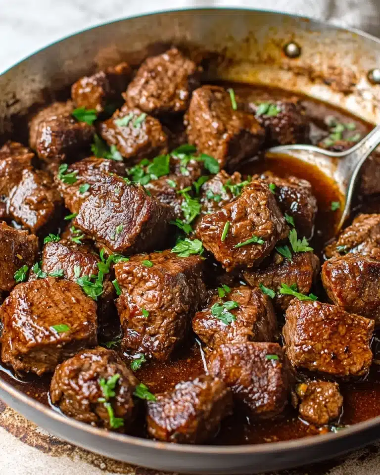 Cajun Garlic Butter Steak Bites Recipe