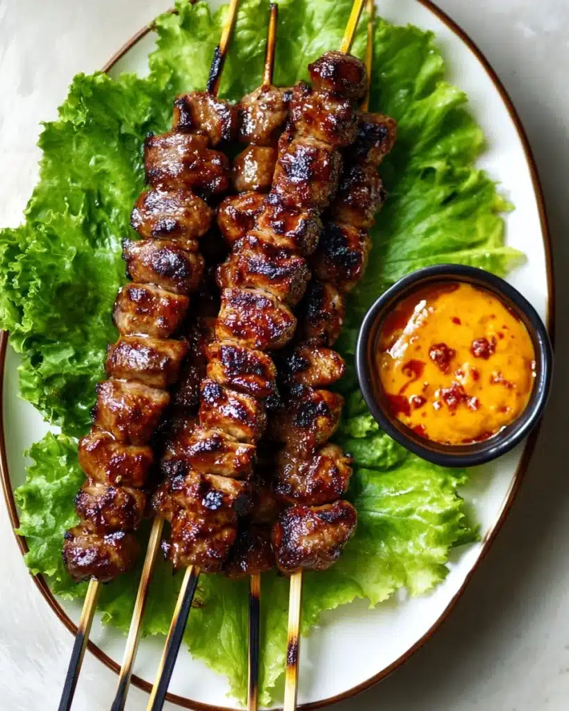 Grilled Thai Coconut Chicken Skewers Recipe