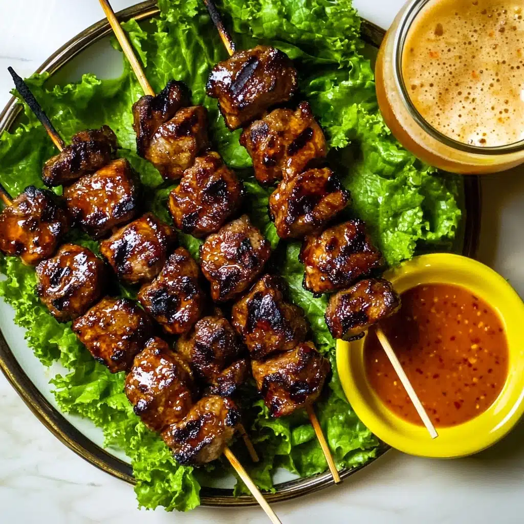 Grilled Thai Coconut Chicken Skewers Recipe - Recipe Image