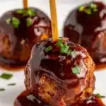 Bacon-Wrapped Brown Sugar BBQ Meatballs Recipe