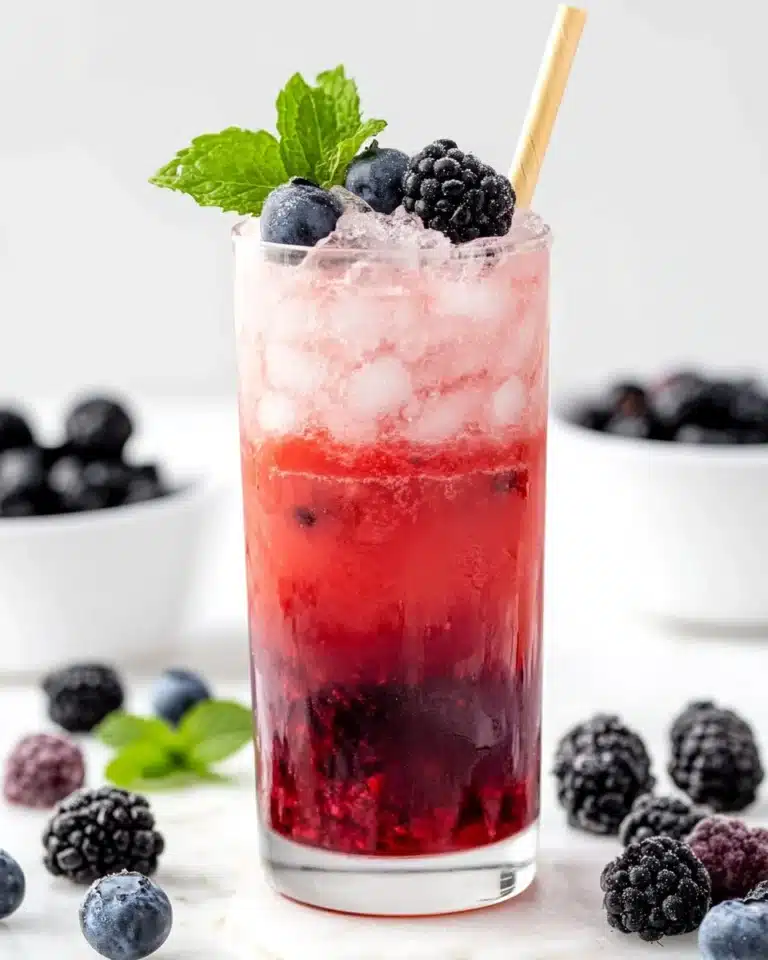 Red, White and Blue Mojito Recipe