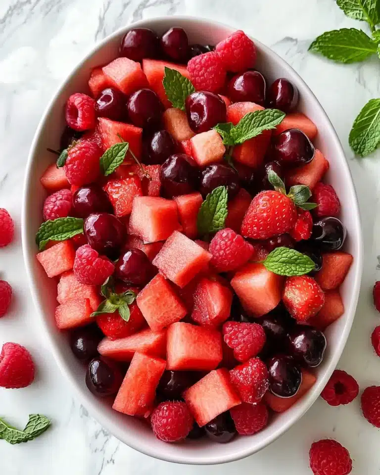 Red Fruit Salad Recipe