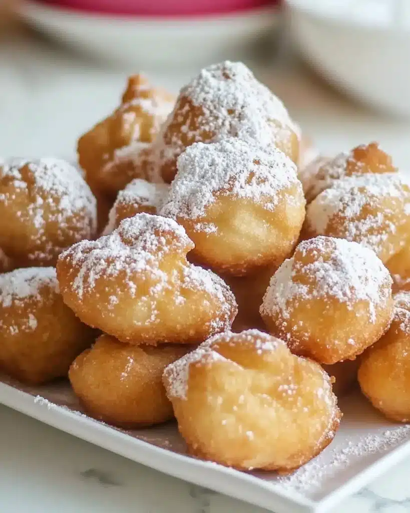 Funnel Cake Bites Recipe