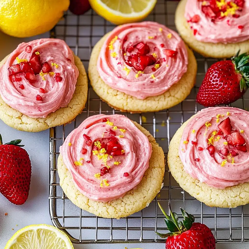 Strawberry Lemonade Cookies Recipe - Recipe Image