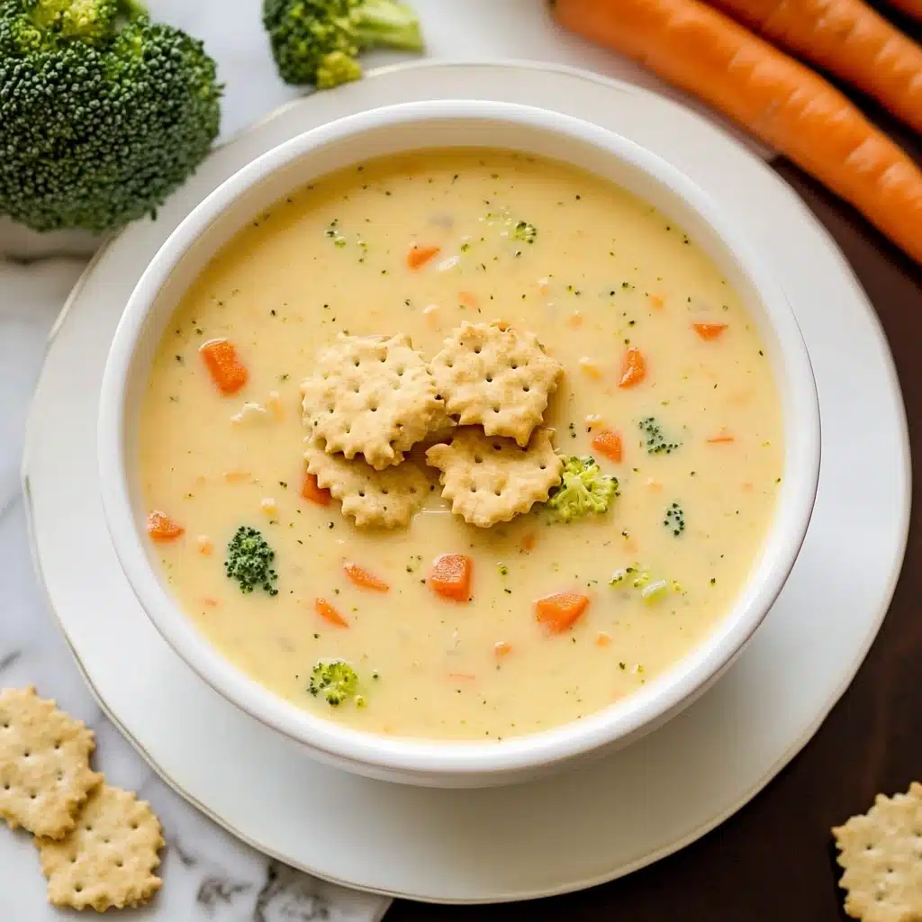 Cheddar Broccoli Potato Soup Recipe - Recipe Image