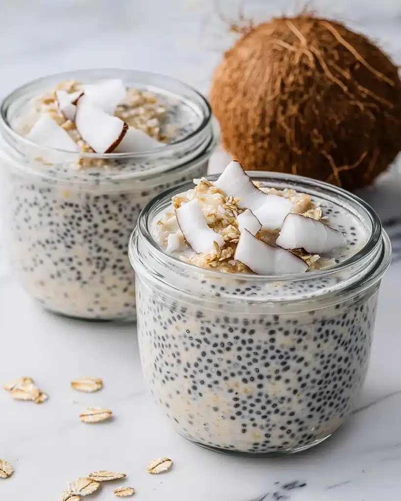 Coconut Cream Pie Overnight Oats Recipe