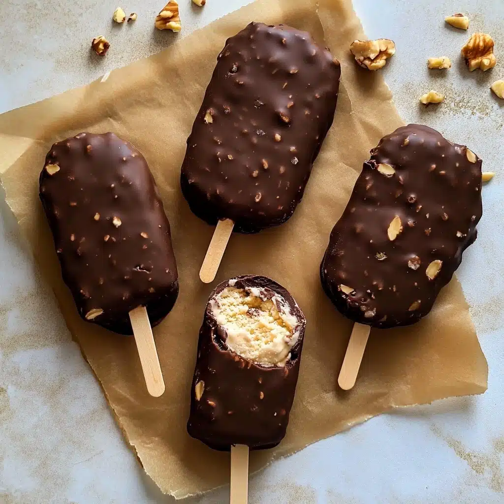 Peanut Butter Chip Frozen Yogurt Bars Recipe - Recipe Image