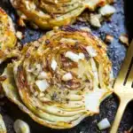 Garlic Butter Roasted Cabbage Recipe