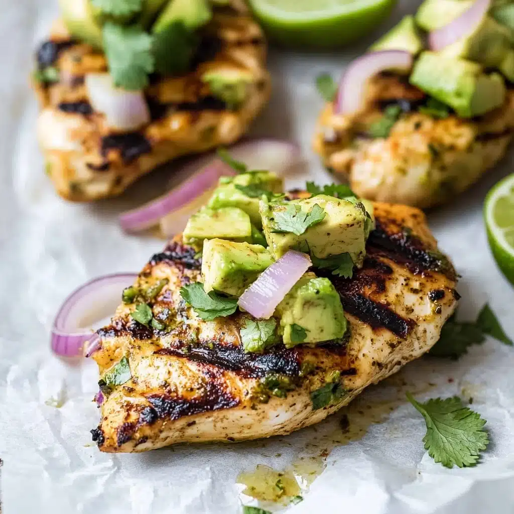 Cilantro Lime Chicken with Avocado Salsa Recipe - Recipe Image