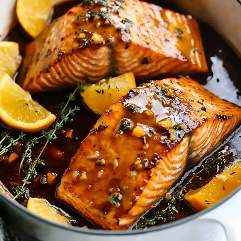 Orange Glazed Salmon Recipe - Recipe Image