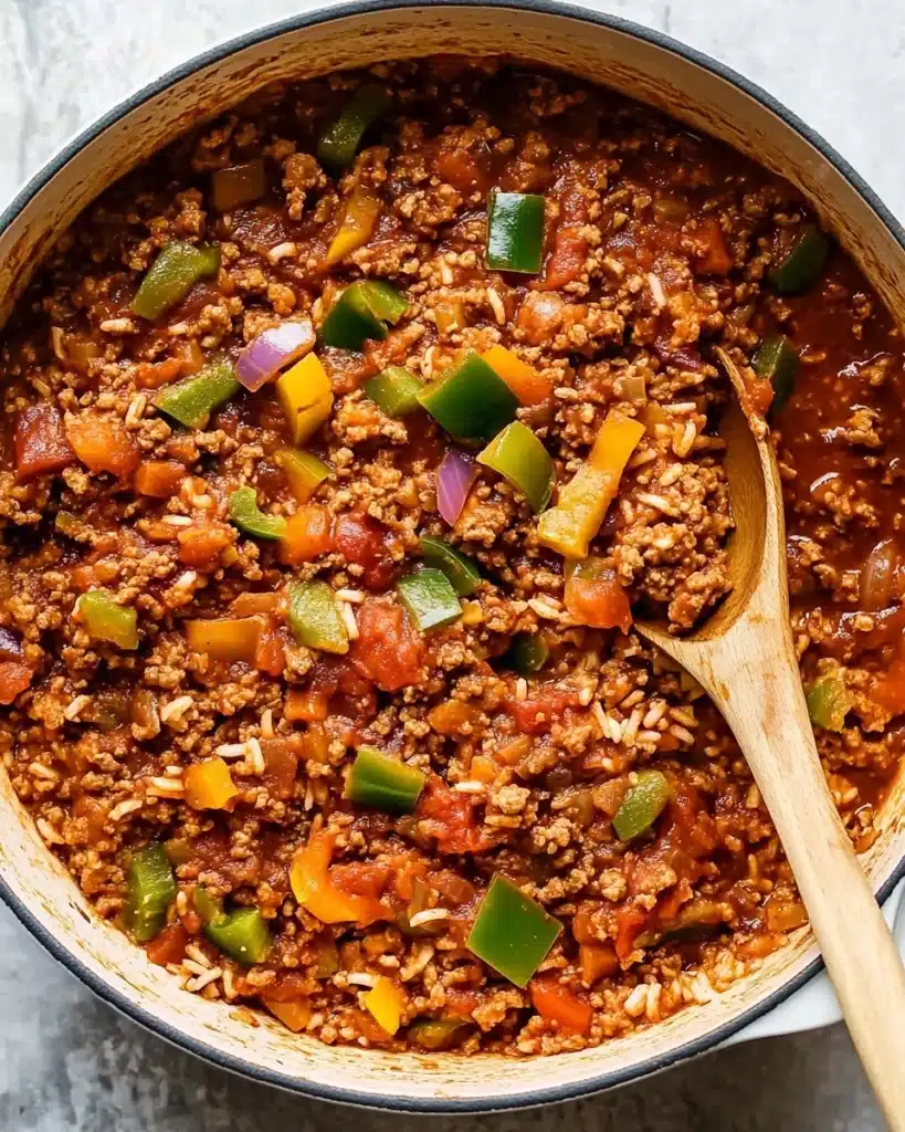 Simple Ground Turkey Pepper Skillet Recipe