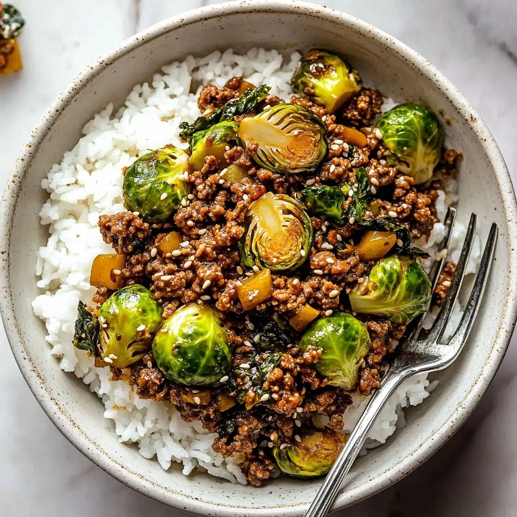 Beef and Brussels Sprouts Stir-Fry Recipe - Recipe Image