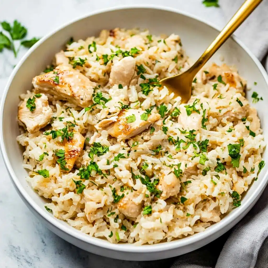 Creamy Chicken and Rice Recipe - Recipe Image