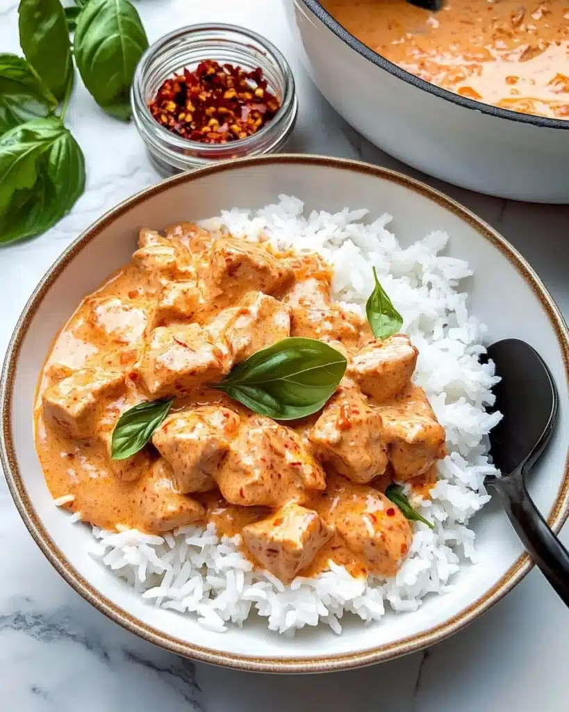 Creamy Thai Coconut Chicken Bowls Recipe