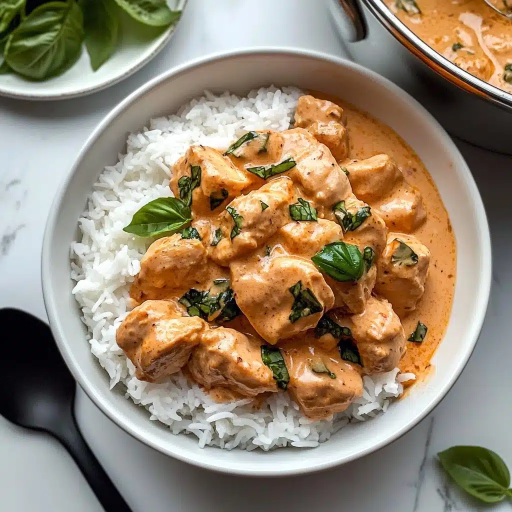 Creamy Thai Coconut Chicken Bowls Recipe - Recipe Image