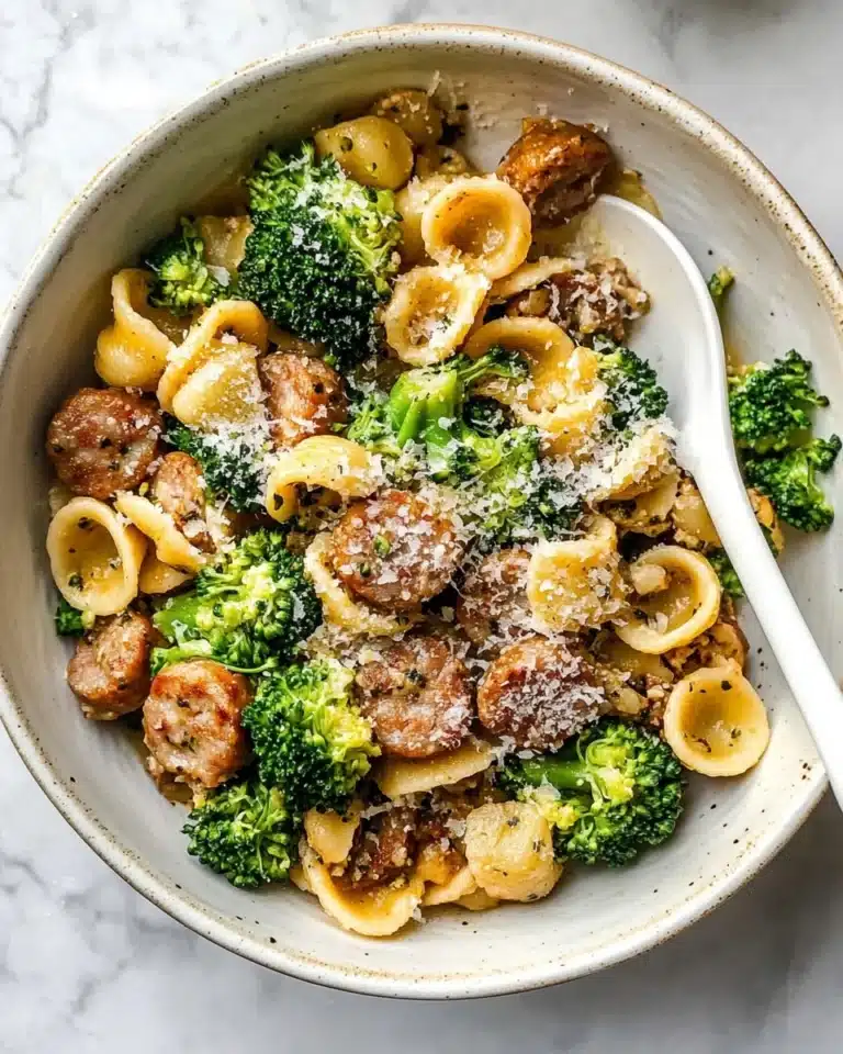 Orecchiette with Sausage and Broccoli Recipe
