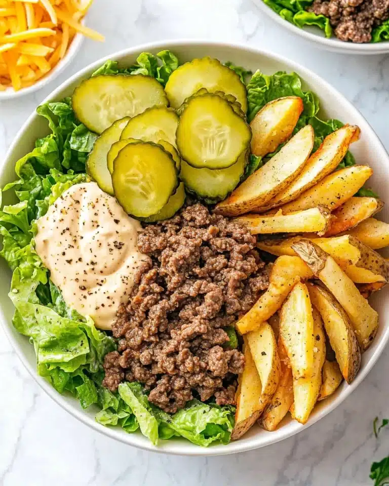Burger Bowls Recipe