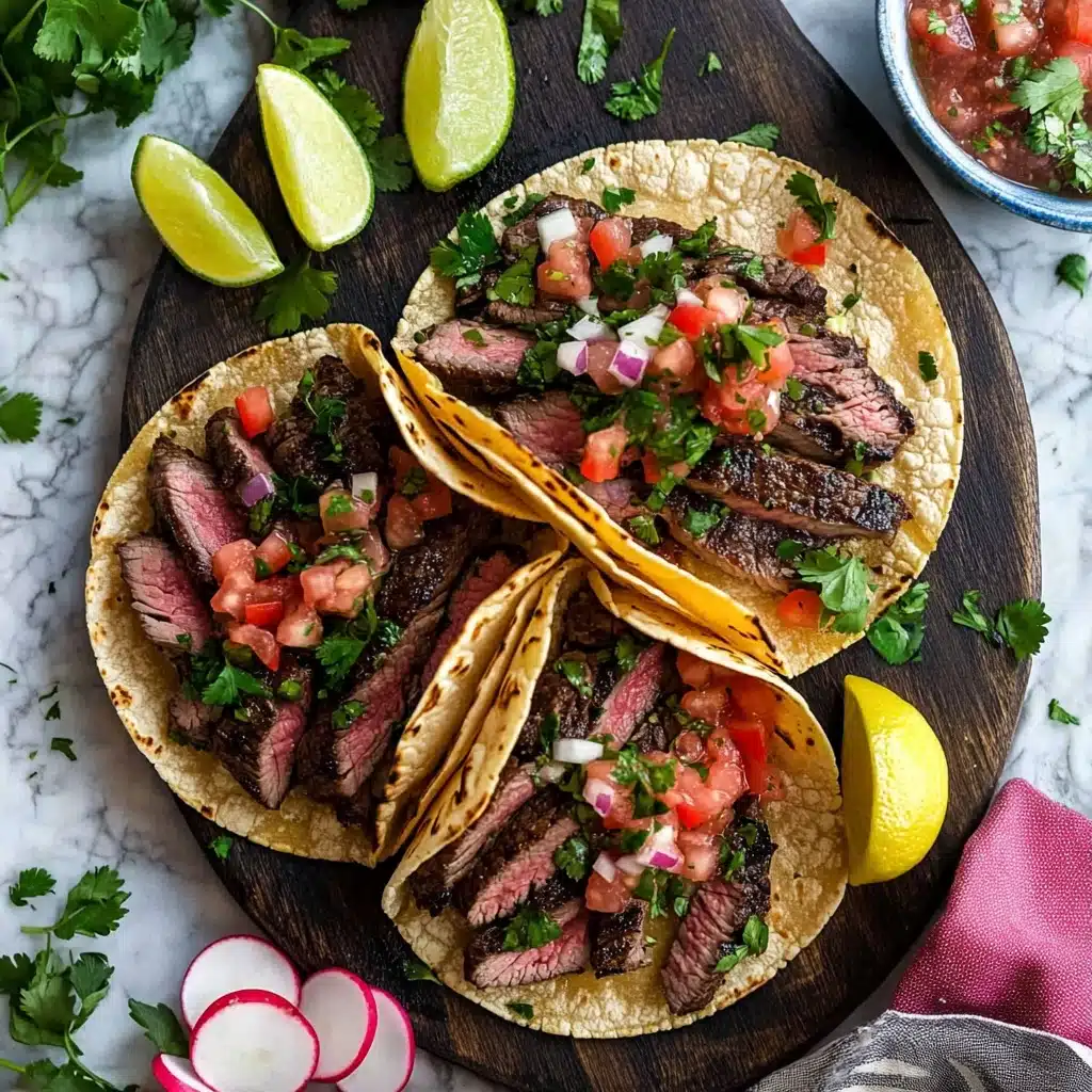 Carne Asada Skirt Steak Tacos Recipe - Recipe Image
