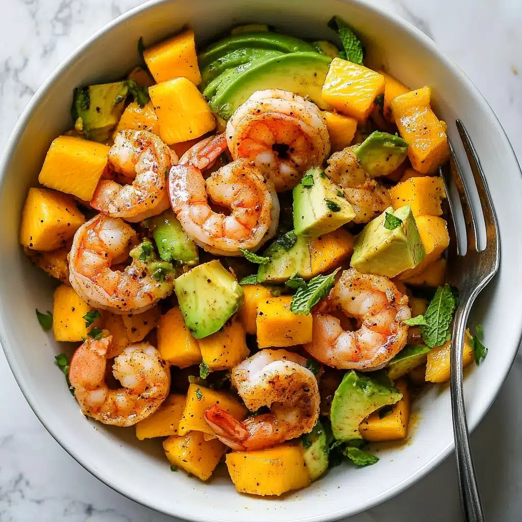 Mango Avocado Salad With Shrimp Recipe - Recipe Image