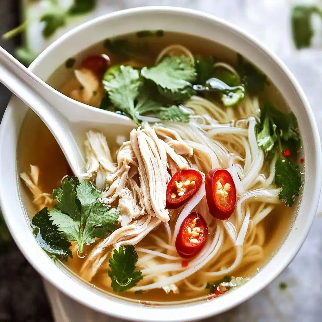 Vietnamese Chicken Pho Soup Recipe - Recipe Image