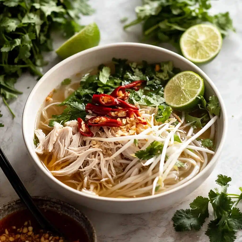 Vietnamese Chicken Pho Soup Recipe - Recipe Image