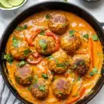 One-Pan Thai Chicken Meatballs Recipe