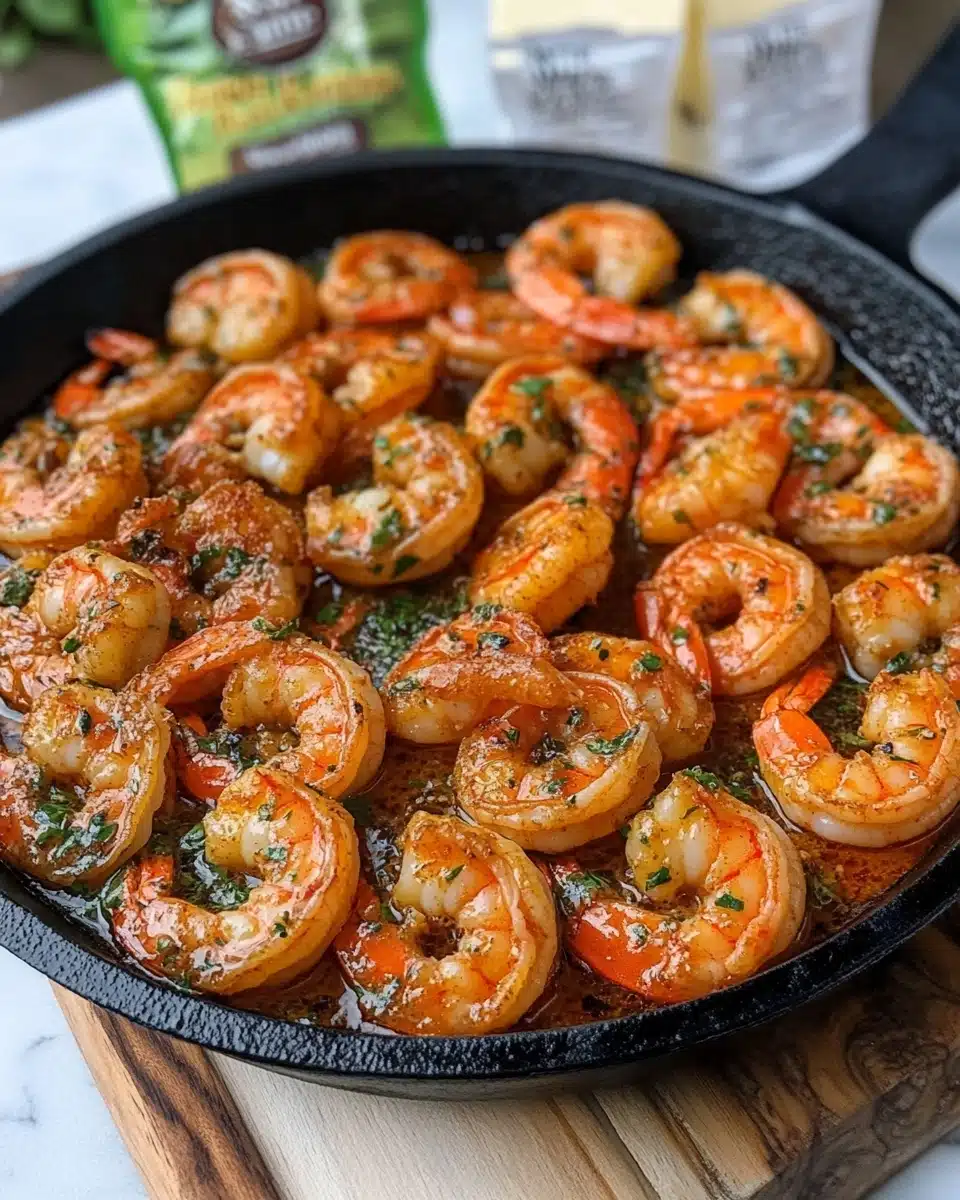 Cowboy Butter Smoked Shrimp Recipe