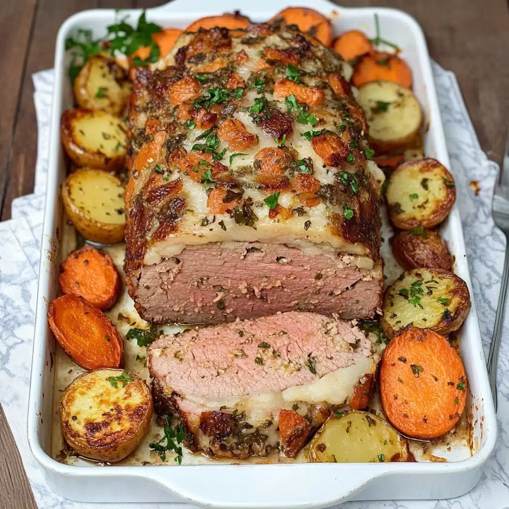 Italian Stuffed Meatloaf Recipe - Recipe Image