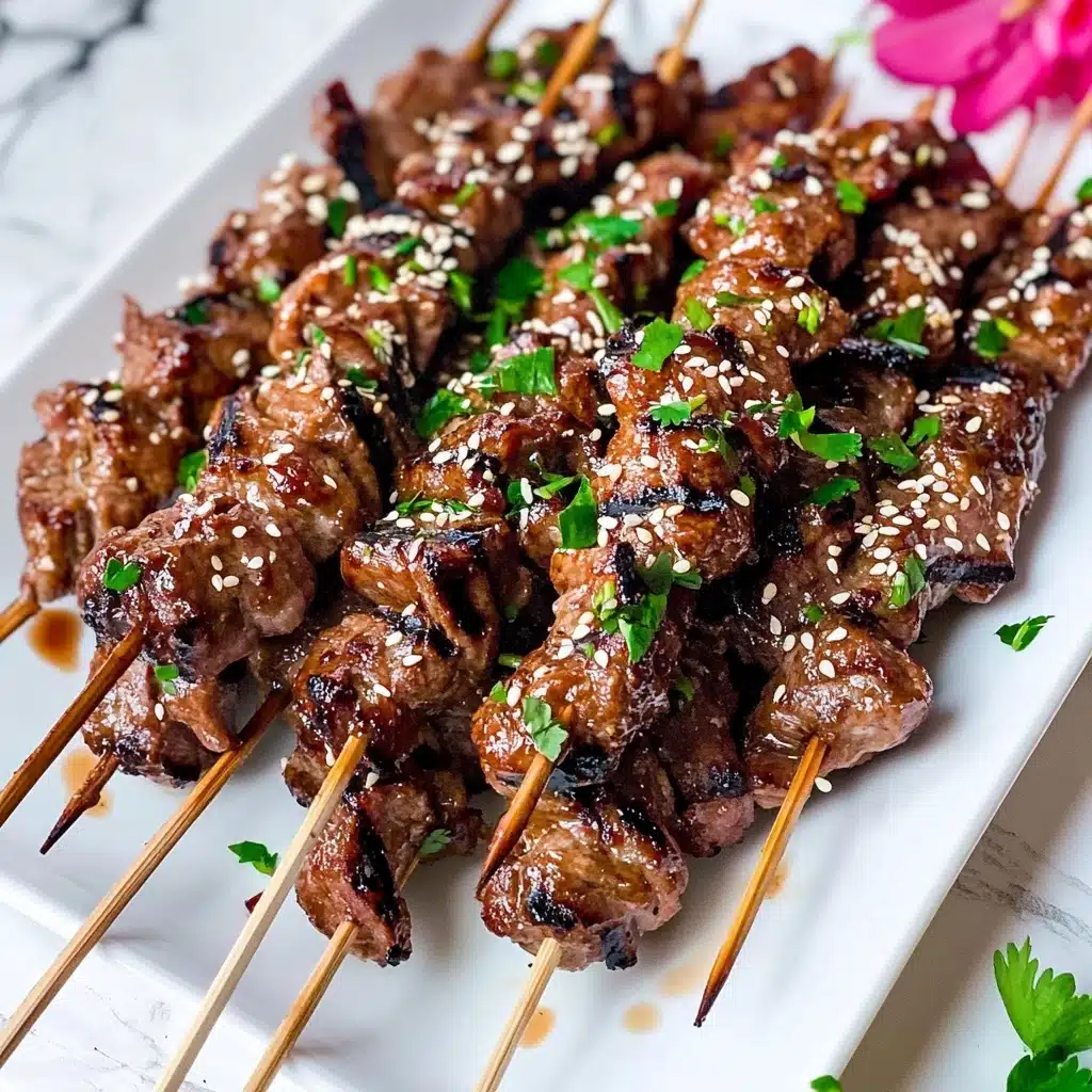 Beef Teriyaki Skewers Recipe - Recipe Image