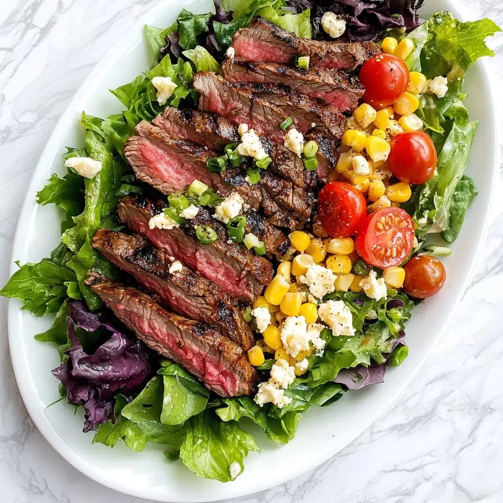 Balsamic Steak Gorgonzola Salad Recipe - Recipe Image