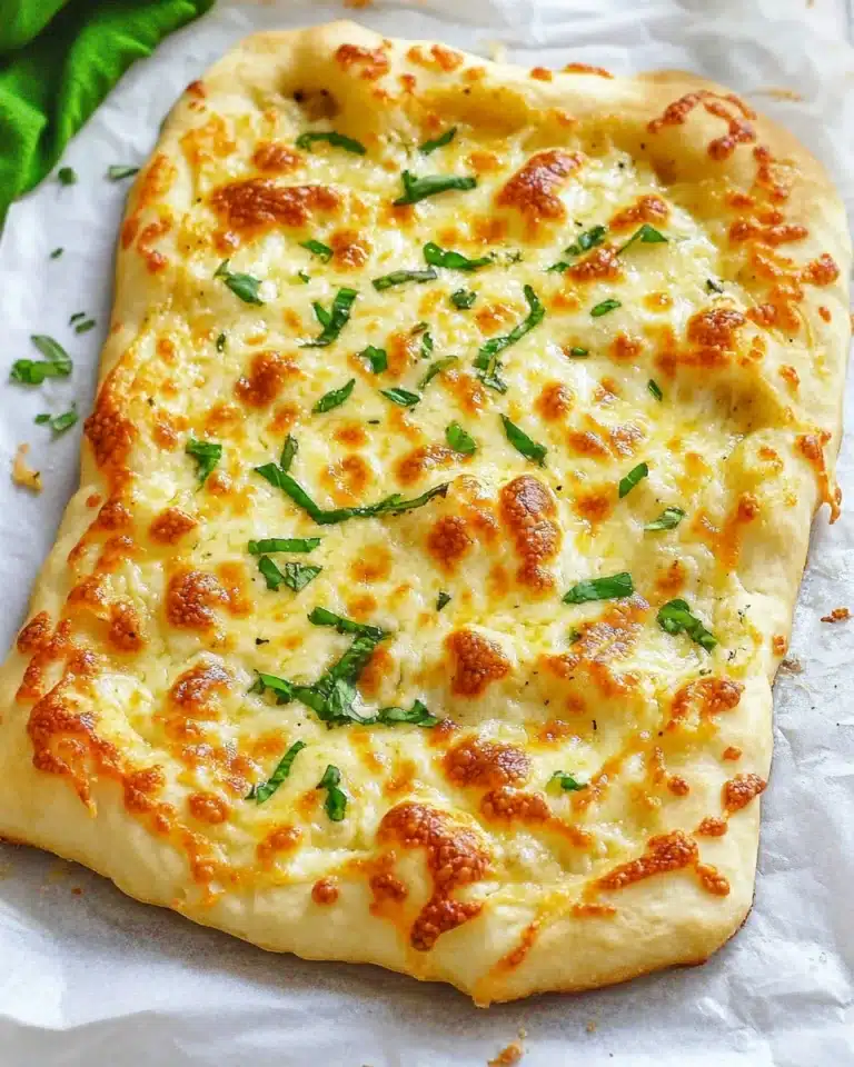 White Pizza with Garlic Pizza Sauce Recipe